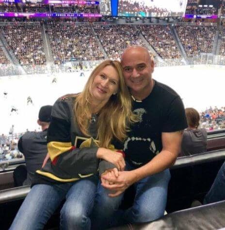 Elizabeth Agassi son Andre Agassi and daughter in law.